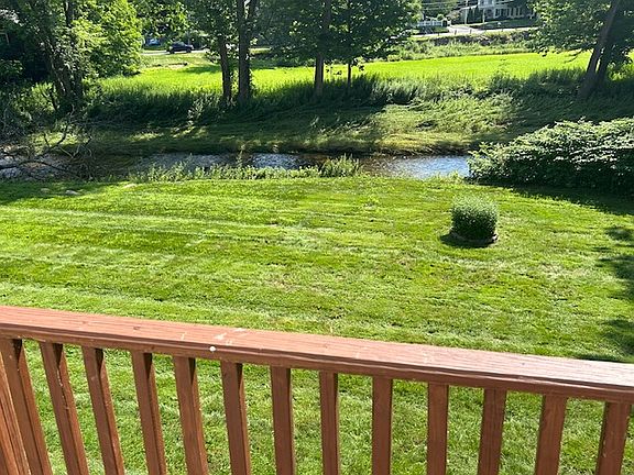 Back yard & river view from back deck.