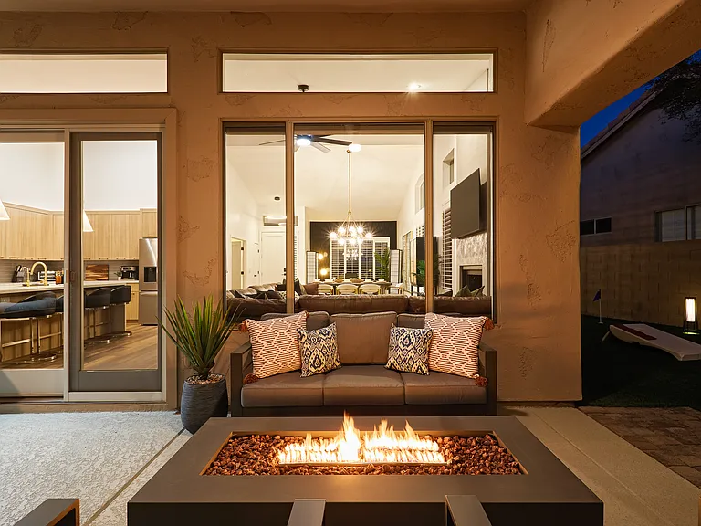 Enjoy Cool Evenings Around the Natural Gas FirePit