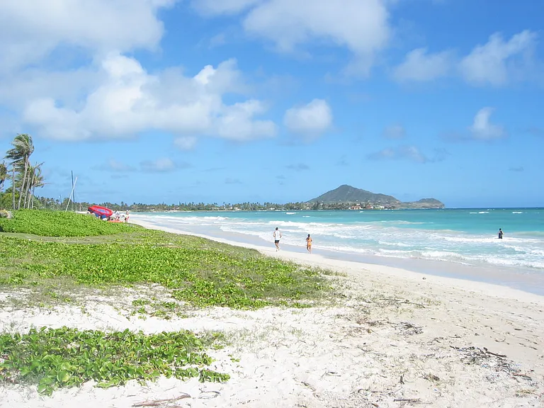 Kailua Beach just two door away