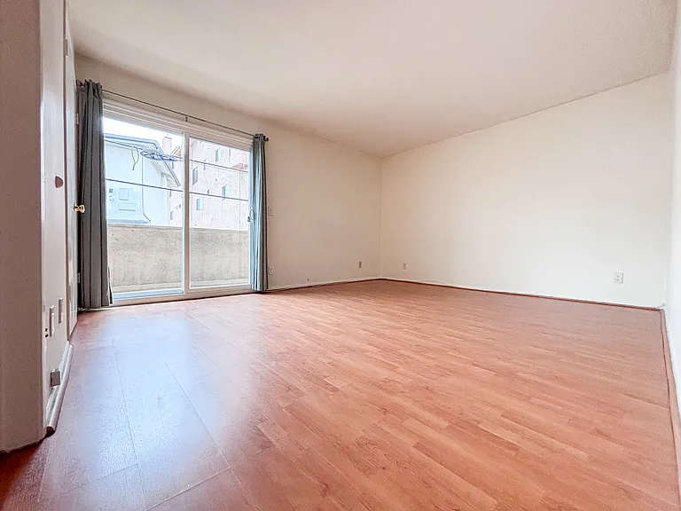 Master bedroom with private balcony