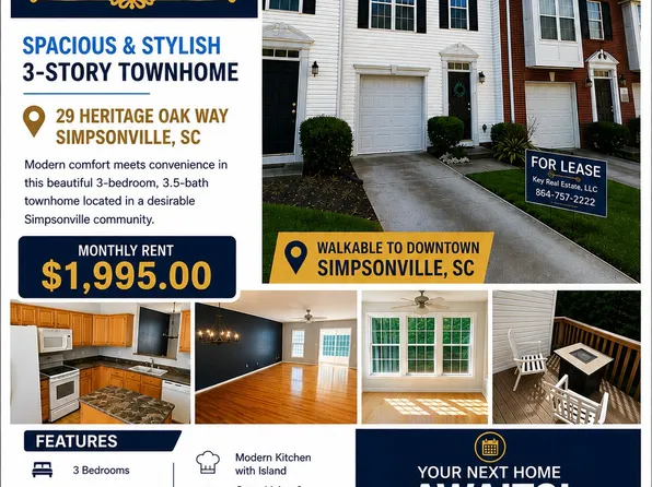 29 Heritage Oak Way, Simpsonville, SC 29681