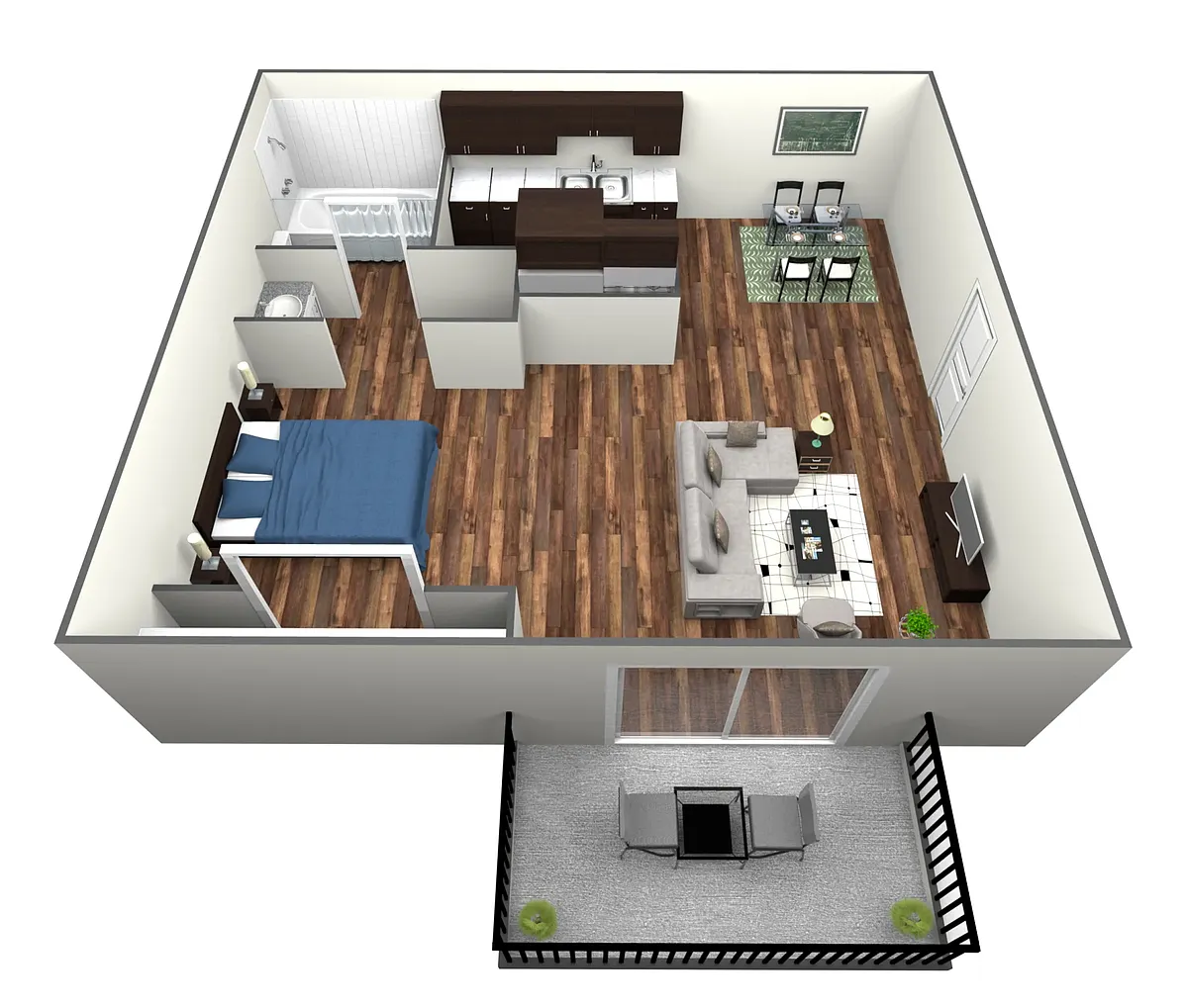 Floor plan Studio