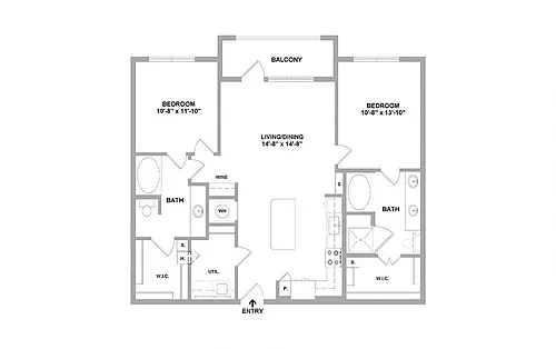 Floor plan B1c