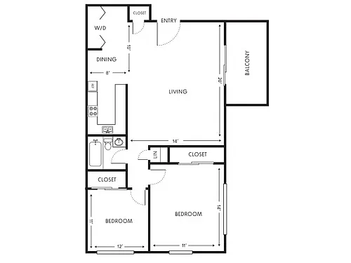 Floor plan B1AR