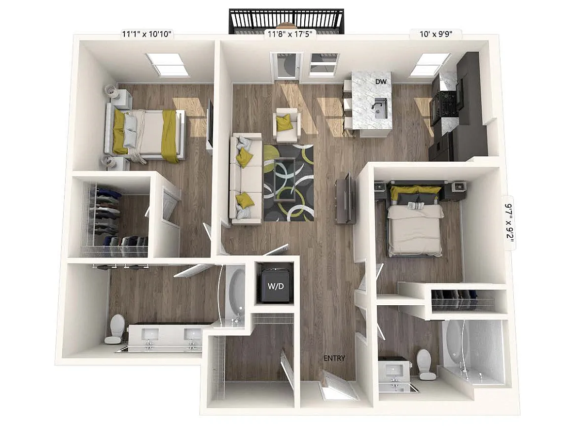 Floor plan 740