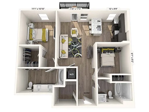 Floor plan 740