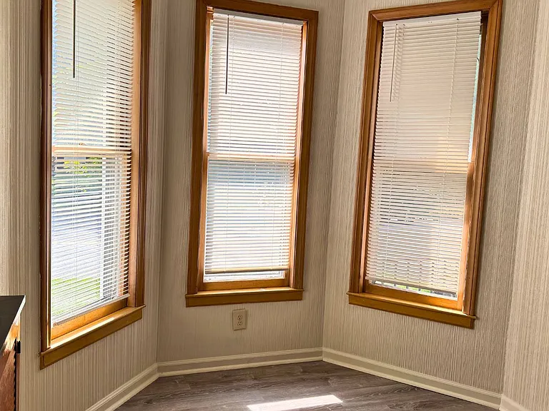 Living room bay window