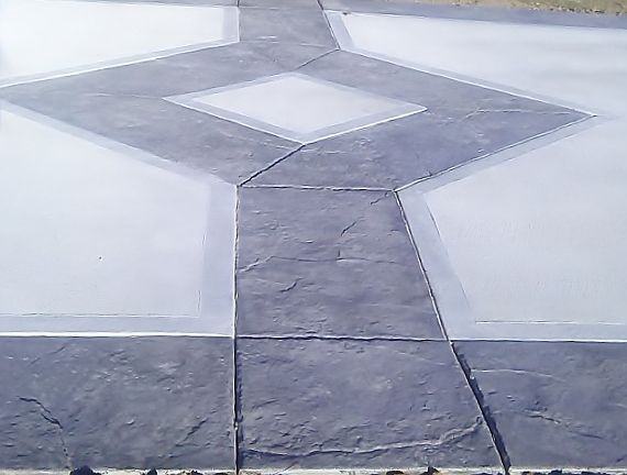 Stamped Concrete Driveway