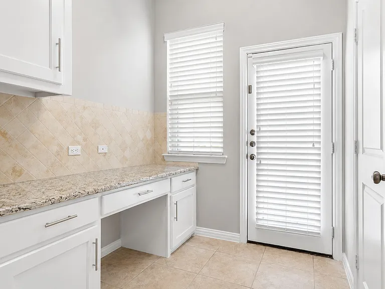 Newly updated white cabinets
