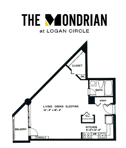 Floor plan Studio