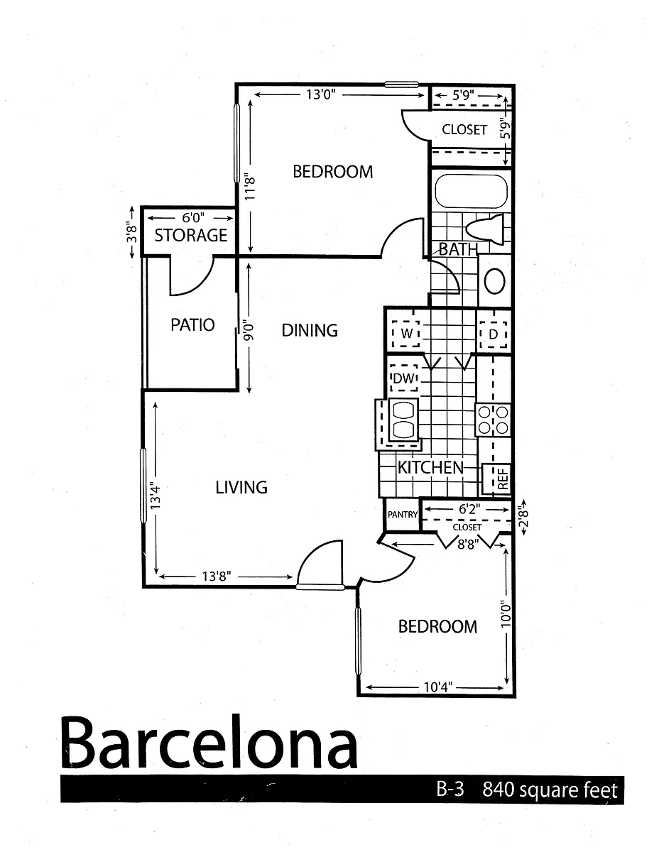 Floor plan Barcelona