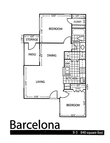 Floor plan Barcelona