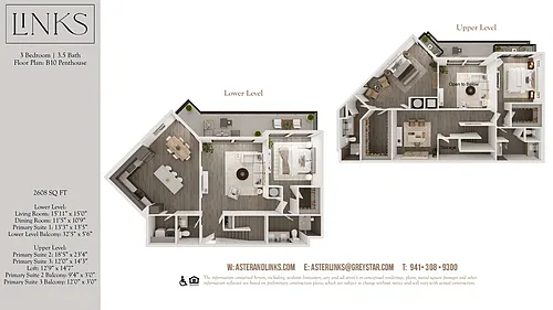 Floor plan Links B10 Penthouse