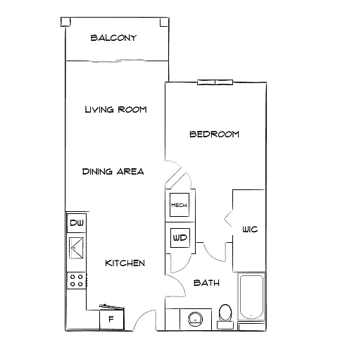 Floor plan Design 1A PII