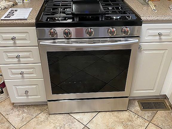 Five Burner Gas