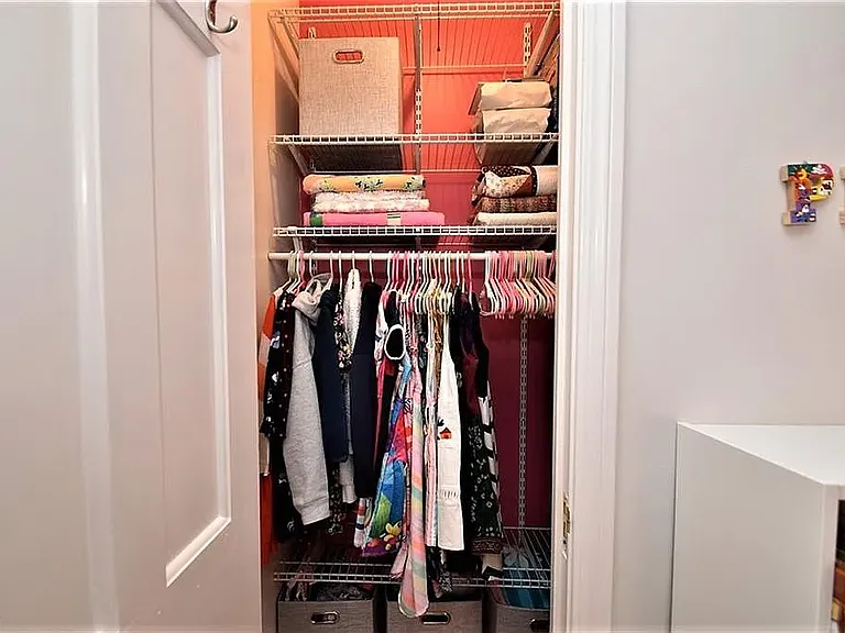 Closet of the third bedroom on the 2nd floor