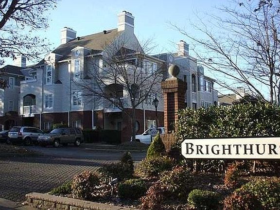 Entrance to parking lot