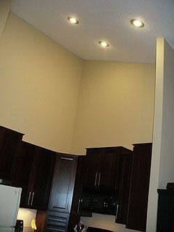 TALL ceilings with recessed lighting
