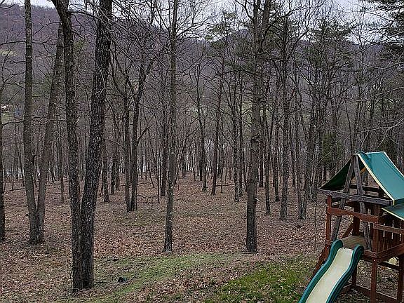 Porch view towards lake