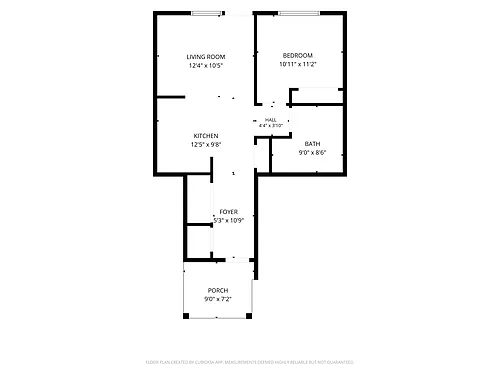 Floor plan 1 Bedroom