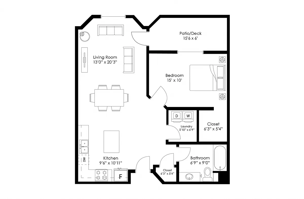 Floor plan A1R