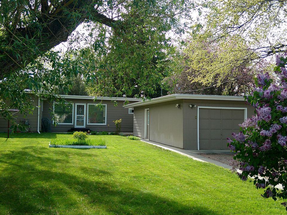 Large backyard with patio