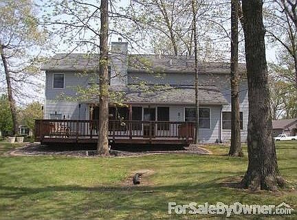 House Directly from the Rear