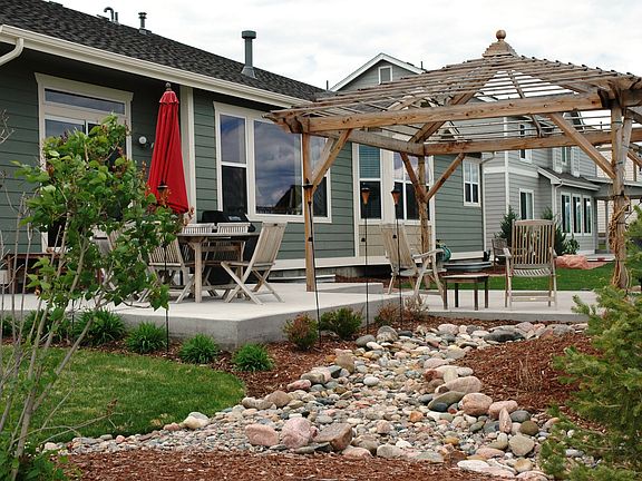 Part of backyard