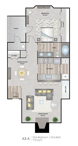 Floor plan A3-A