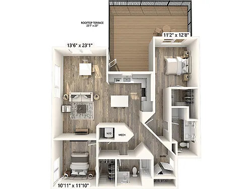 Floor plan B6-1336sf