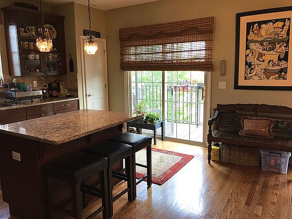 Kitchen with balcony attache