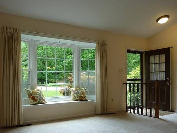 Living room bay window