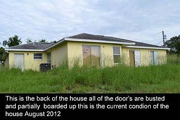 Needs all new exterior doors
