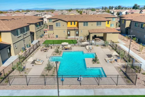 Aerial View Of The Pool Area - San Vicente Townhomes