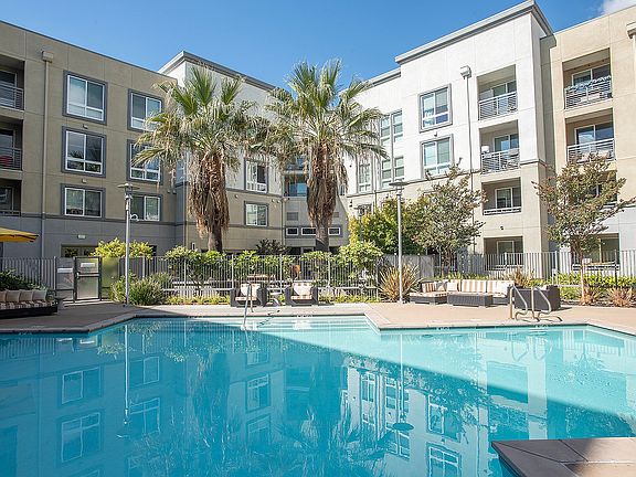 Sparkling pool and spa retreat designed for year-round relaxation at Aster Apartments.