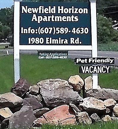 Sign by the entrance