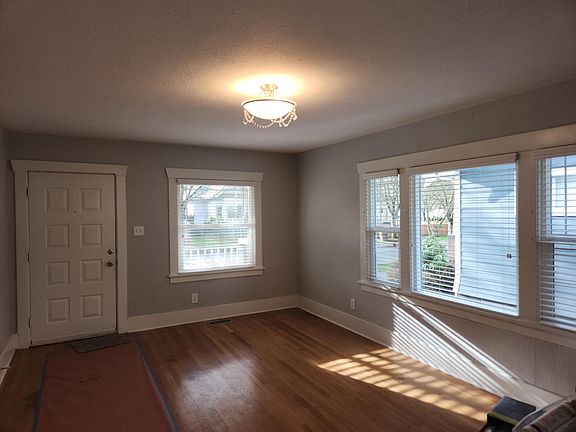 Living room looking at front door