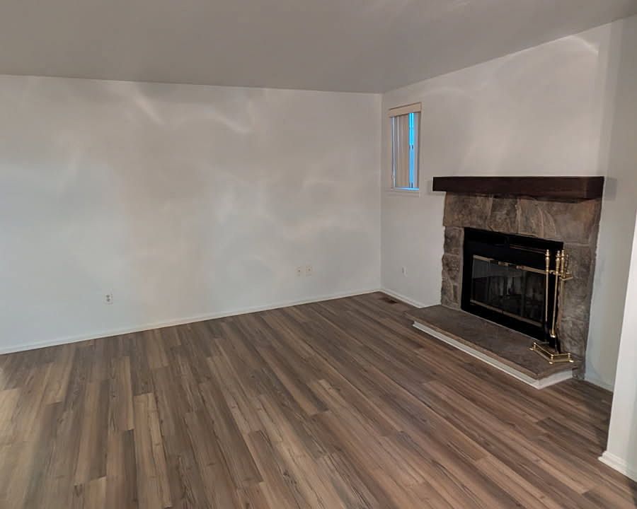 Fire place in living room