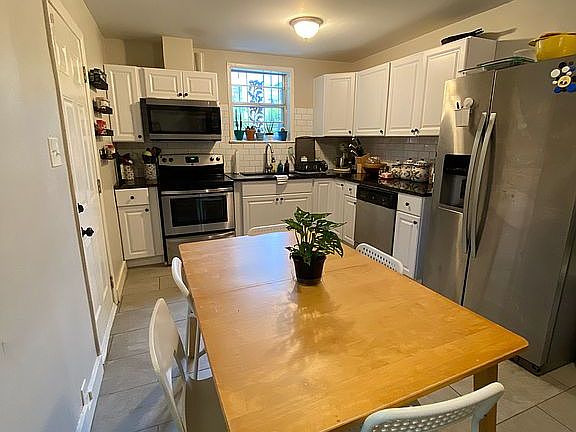 Kitchen and dining area