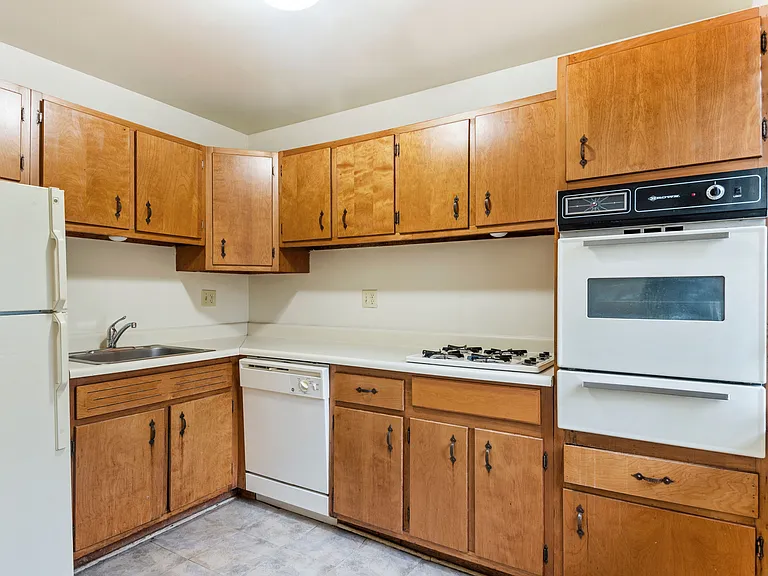 Natural Light Fills This Kitchen at Fort Strong Villas