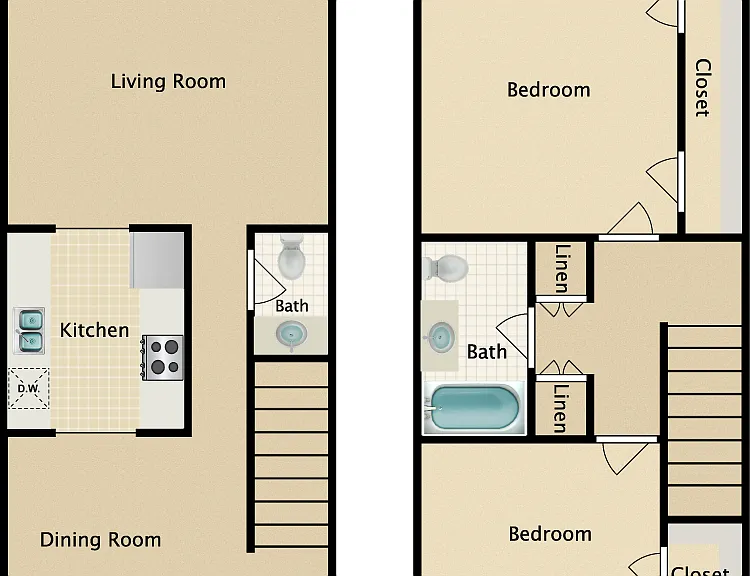 Plan A Floorplan Diagram