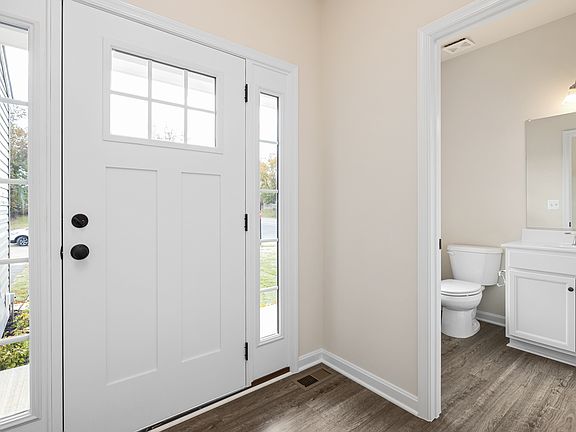Foyer and 1st Floor Powder Room