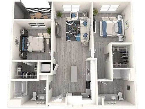 Floor plan B3