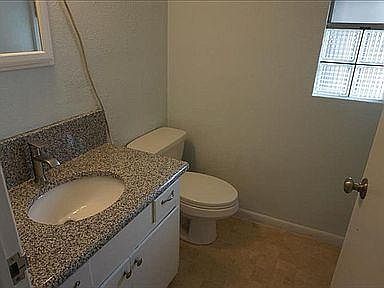 Half bath upstairs