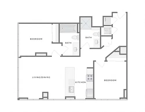 Floor plan 2B