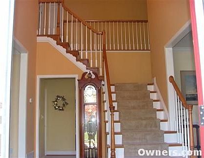 Two story elegant foyer