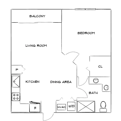 Floor plan Design 1A