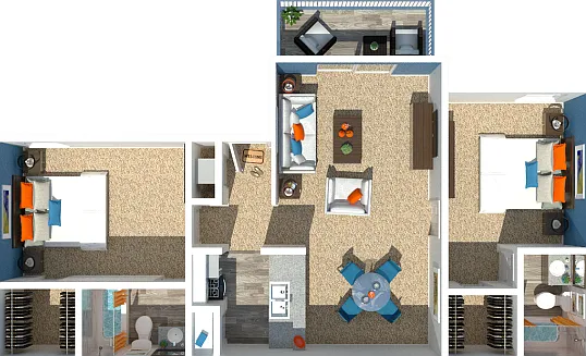 2 Bedroom 2 Bath 910 2 Bedroom 2 Bath 910