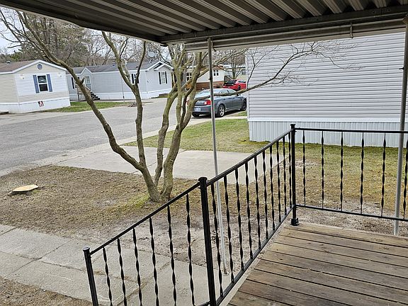 View looking at driveway