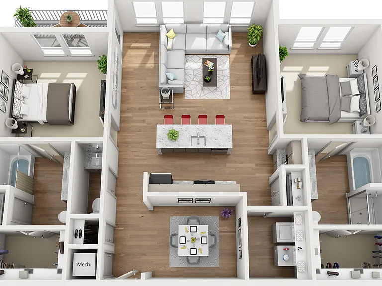 B5 floor plan Upton at Longhorn Quarry
